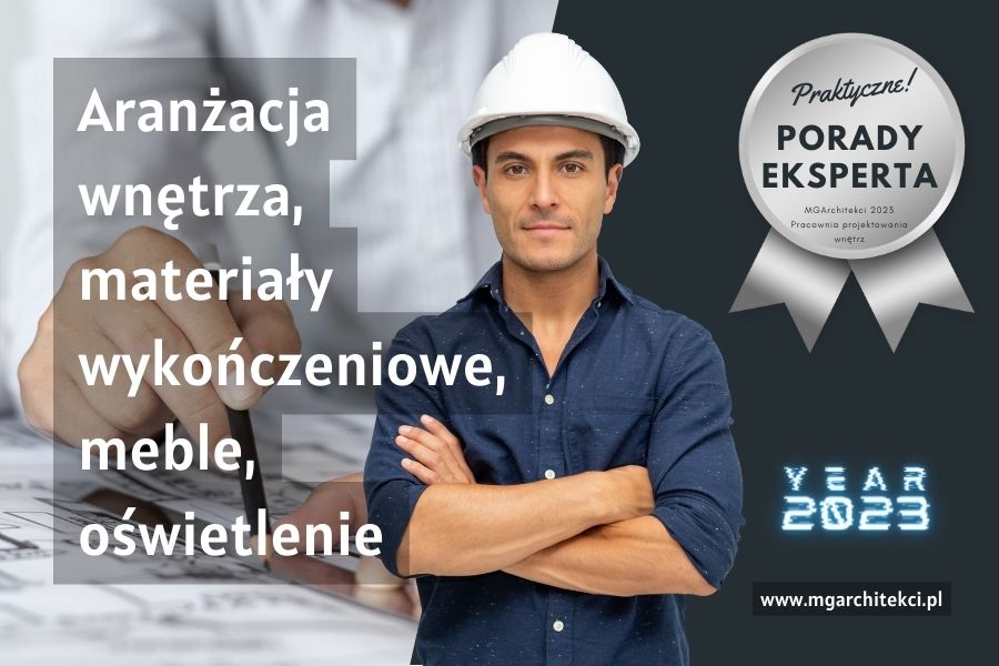 Aranżacja wnętrza, materiały wykończeniowe, meble, oświetlenie…