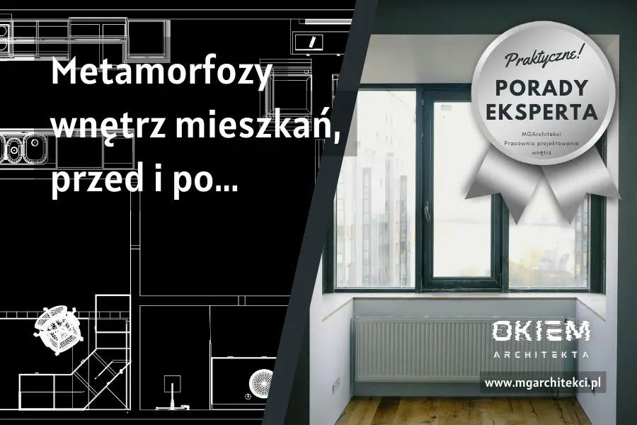 metamorfozy wnętrz mieszkań przed i po